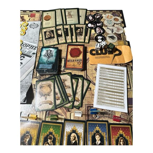 Clue Harry Potter Edition -Hasbro - 100% Complete Board Game Family Fun Mystery - Picture 6 of 8